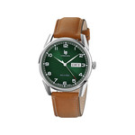 Montre LIP homme bracelet cuir marron - vue 1