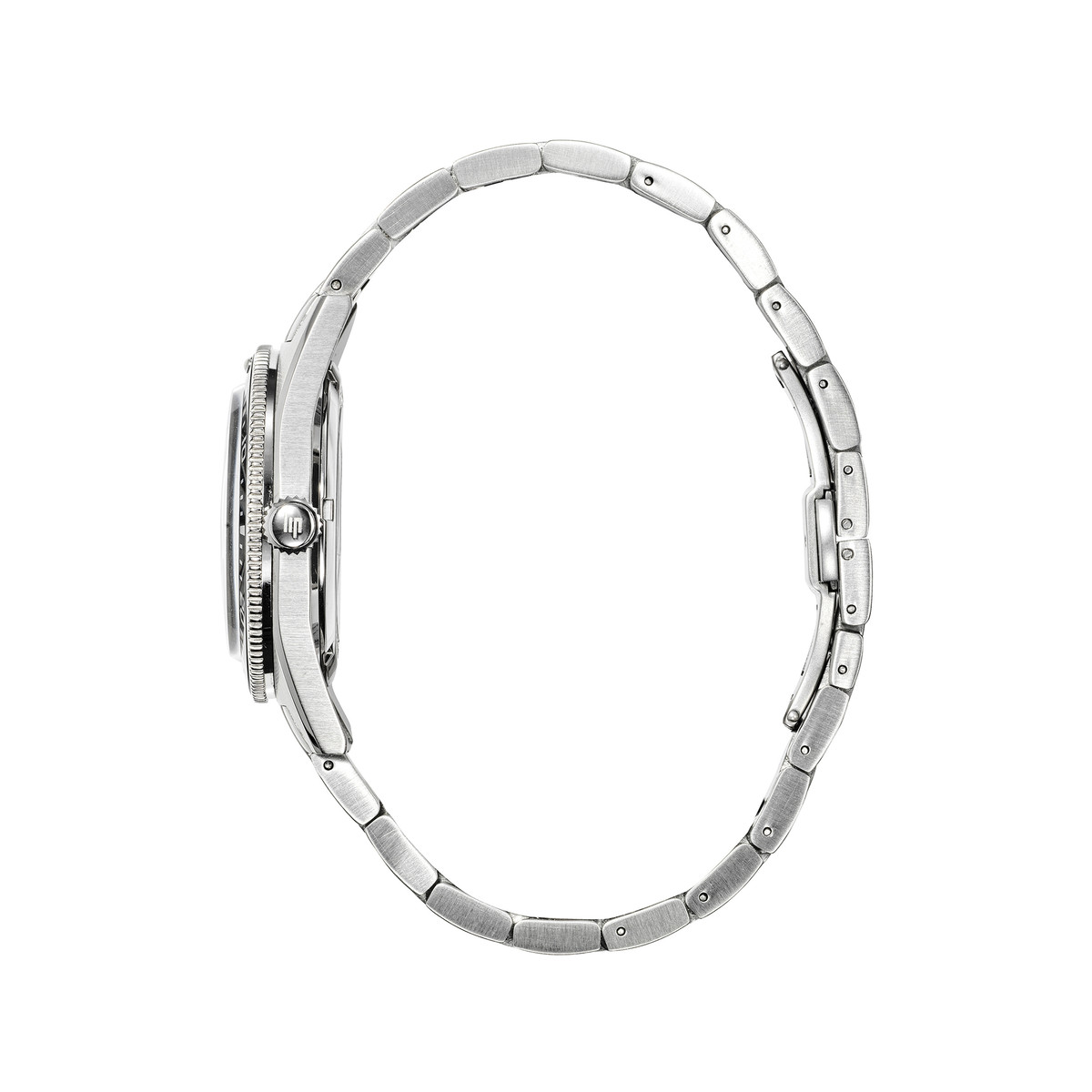 Montre LIP homme automatique, bracelet métal argent - vue 2