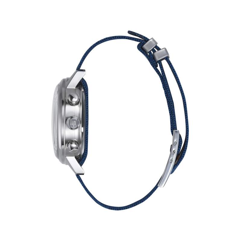 Montre LIP homme automatique, bracelet tissu autres couleurs - vue 2