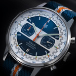 Montre LIP homme automatique, bracelet tissu autres couleurs - vue D1