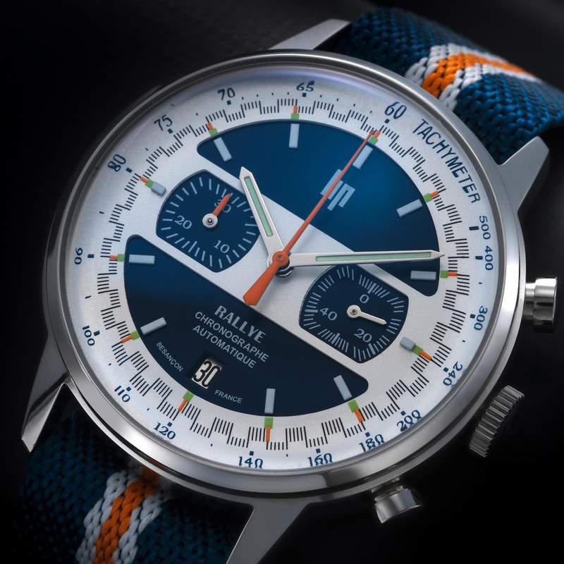 Montre LIP homme automatique, bracelet tissu autres couleurs - vue D1
