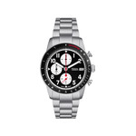 Montre FOSSIL sport tourer homme bracelet acier inoxydable argent - vue 1