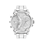 Montre DIESEL the daddies homme bracelet acier inoxydable gris clair - vue 1