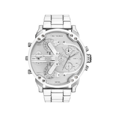 Montre DIESEL the daddies homme bracelet acier inoxydable gris clair - vue 1