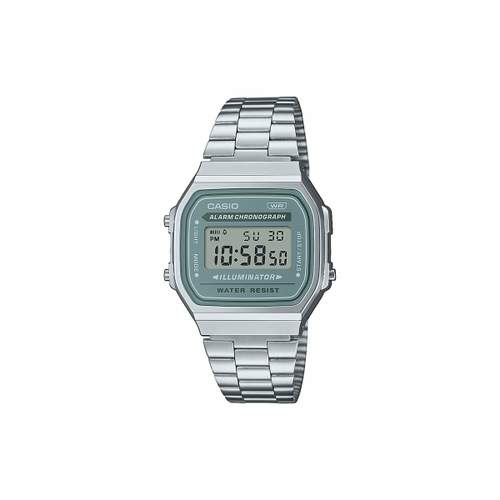 Montre CASIO VINTAGE homme bracelet acier inoxydable argent