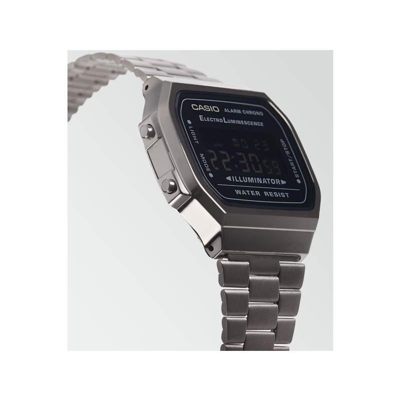 Montre CASIO VINTAGE homme bracelet acier inoxydable - vue 2