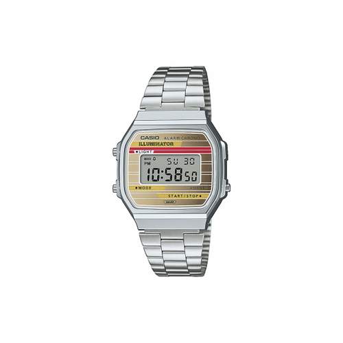 Montre CASIO VINTAGE homme bracelet acier inoxydable