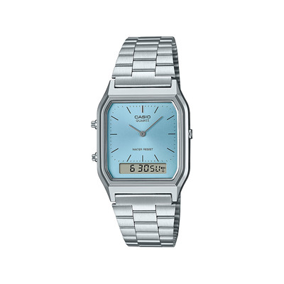 Montre CASIO VINTAGE homme bracelet acier inoxydable