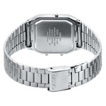 Montre CASIO VINTAGE homme bracelet acier inoxydable - vue 3