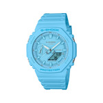 Montre CASIO G-SHOCK homme bracelet résine bleu clair - vue 1