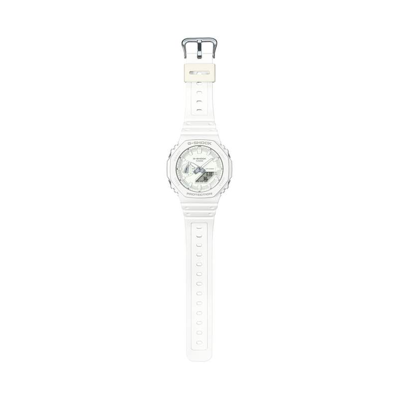 Montre CASIO G-SHOCK homme bracelet résine blanc - vue D3
