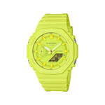 Montre CASIO G-SHOCK homme bracelet résine jaune - vue 1
