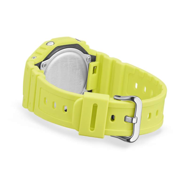 Montre CASIO G-SHOCK homme bracelet résine jaune - vue D4
