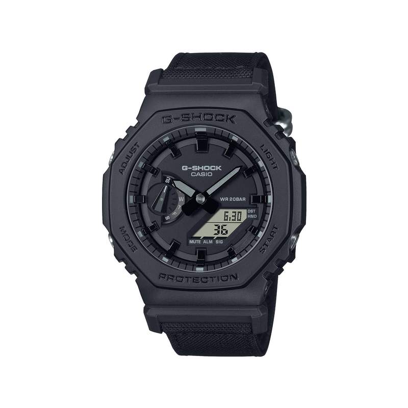 Montre CASIO G-SHOCK homme bracelet nylon noir - vue 1