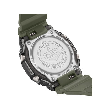 CASIO G-SHOCK men's watch with black resin bracelet