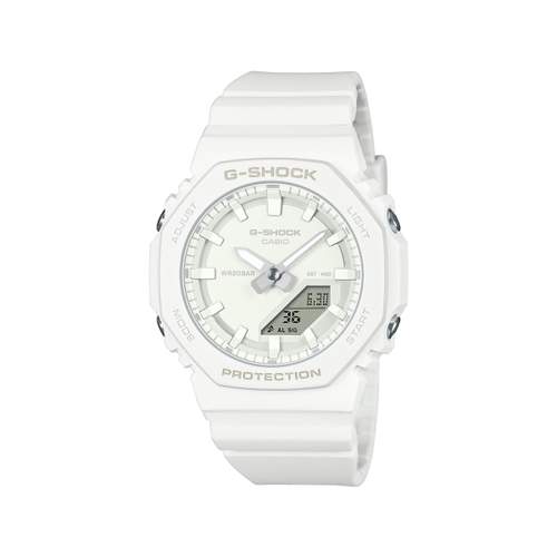 Montre CASIO G-SHOCK homme bracelet résine blanc