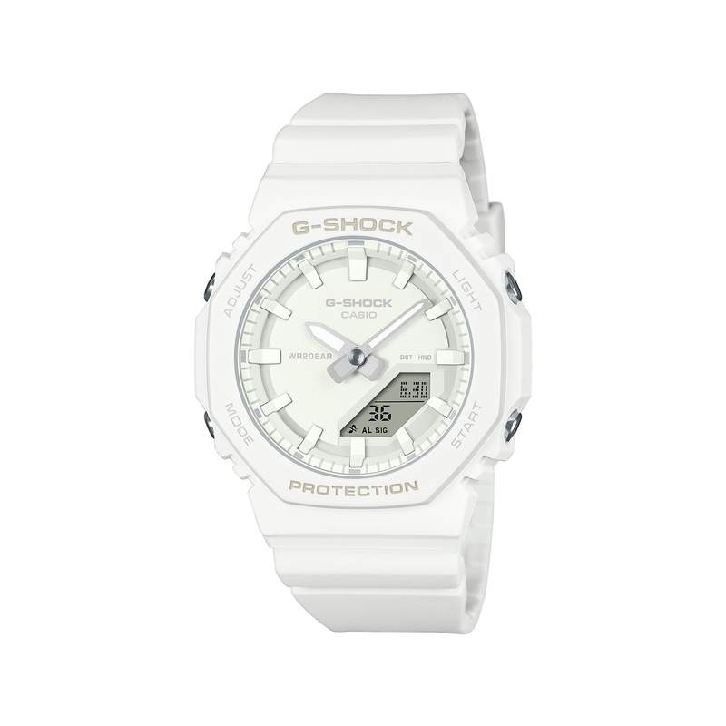 Montre CASIO G-SHOCK homme bracelet résine blanc - vue 1