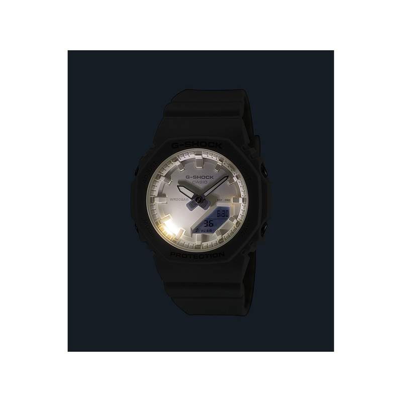 Montre CASIO G-SHOCK homme bracelet résine blanc - vue D5