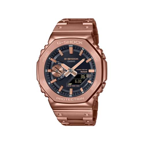 Montre CASIO G-SHOCK homme bracelet acier inoxydable bronze