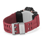CASIO G-SHOCK herenhorloge met bordeauxrode kunststof band - model D4