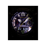 CASIO G-SHOCK herenhorloge met bordeauxrode kunststof band - model D5