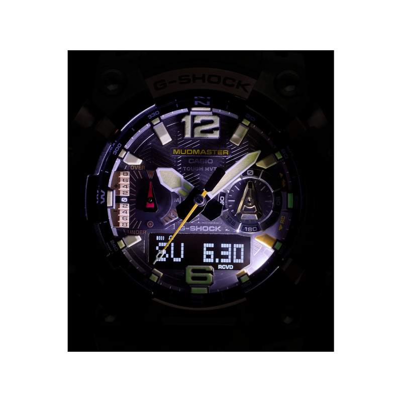 Montre CASIO G-SHOCK homme bracelet résine bordeaux - vue D5