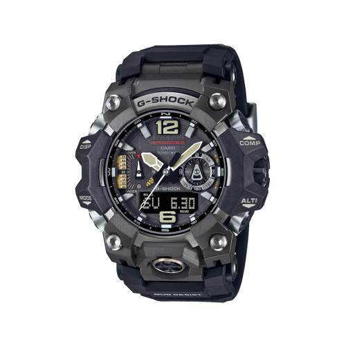 CASIO G-SHOCK men's watch with black resin bracelet