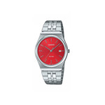 Montre CASIO homme bracelet acier inoxydable argent - vue 1