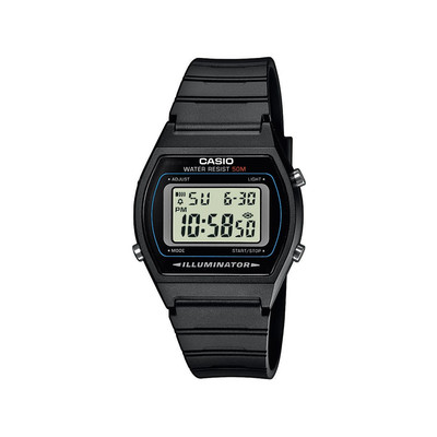 Montre CASIO VINTAGE homme bracelet résine noir