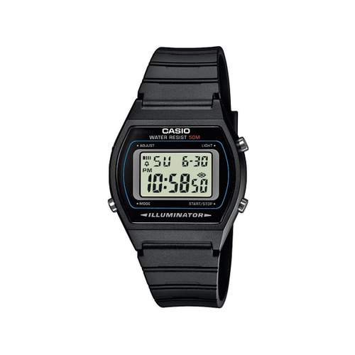 Montre CASIO VINTAGE homme bracelet résine noir