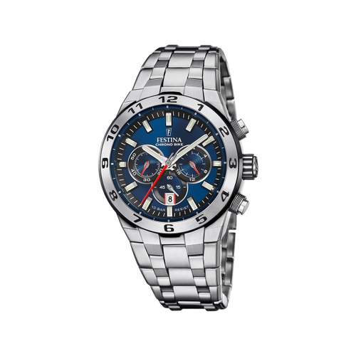 FESTINA chrono Bike men's chronograph watch, stainless steel bracelet