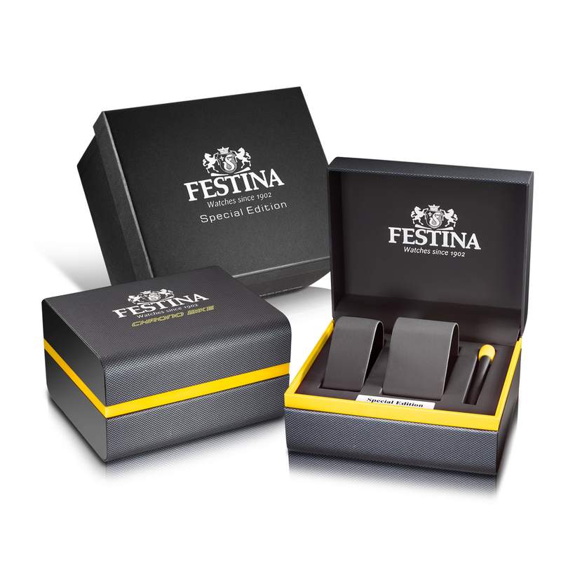 Montre FESTINA special editions homme chronographe, bracelet acier - vue D1