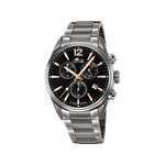Montre LOTUS chrono homme bracelet acier - vue 1