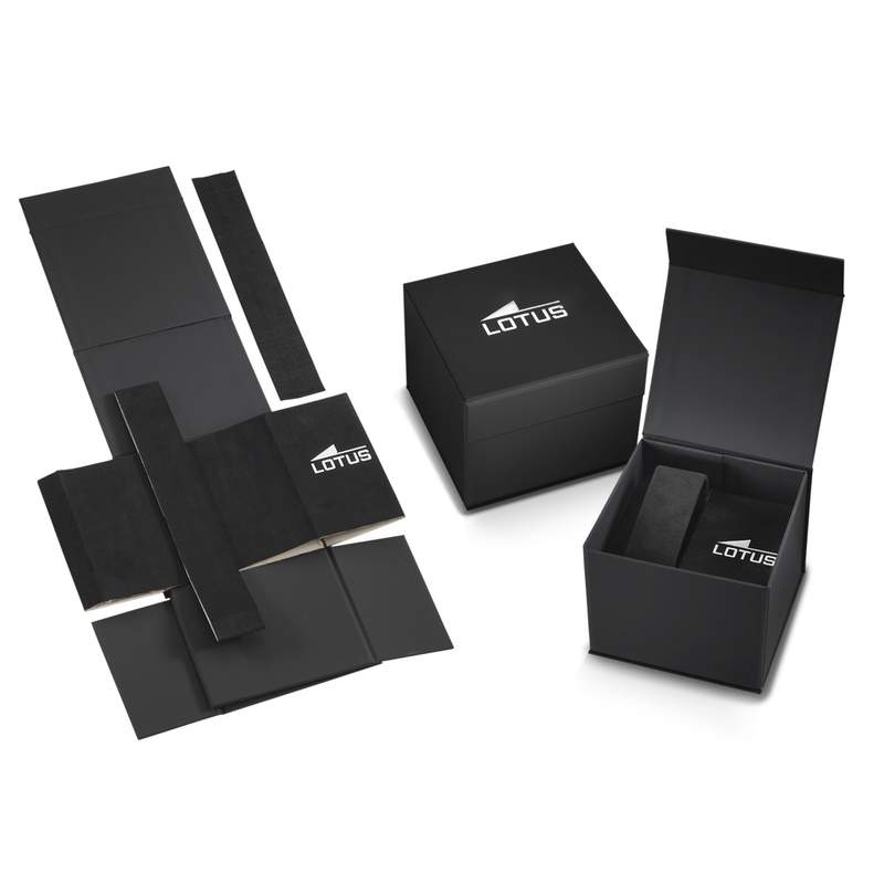 Montre LOTUS chrono homme bracelet acier - vue D1
