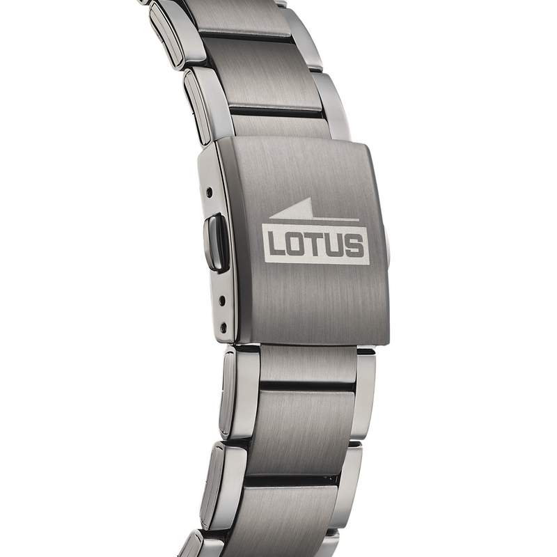Montre LOTUS chrono homme bracelet acier - vue D2