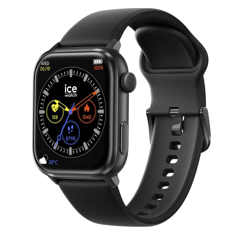 Montre ICE WATCH Ice smart homme bracelet silicone noir - vue D1