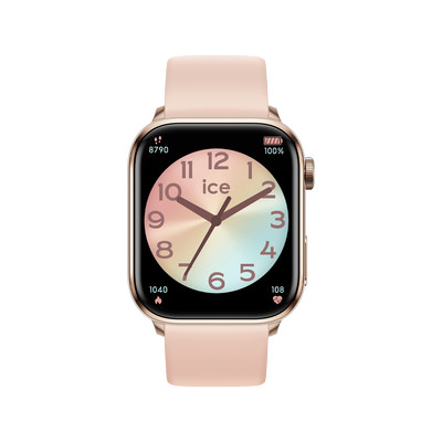 Montre ICE WATCH Ice smart homme bracelet silicone doré rose