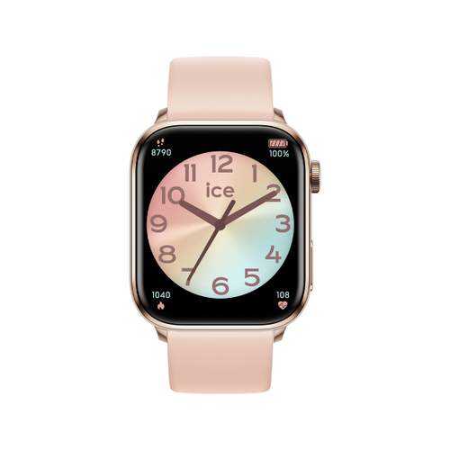 Montre ICE WATCH Ice smart homme bracelet silicone doré rose
