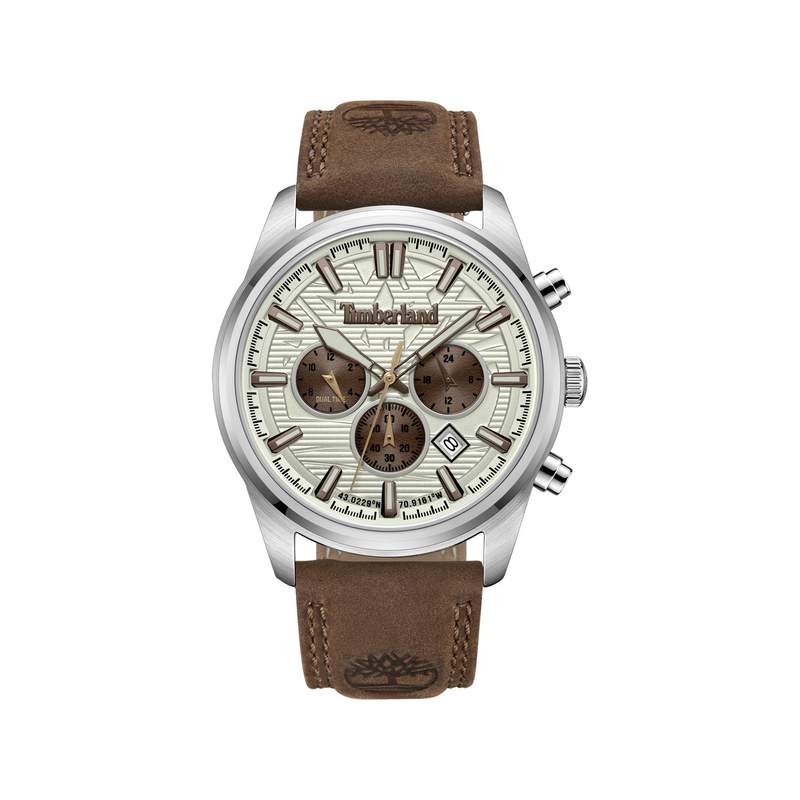 Montre TIMBERLAND Northbridge homme bracelet cuir marron - vue 1
