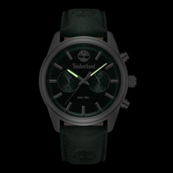 TIMBERLAND Northbridge herenhorloge met zwart leren bandje