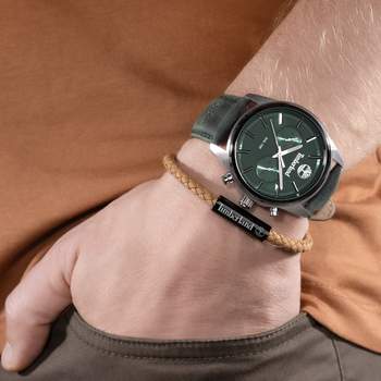 TIMBERLAND Northbridge herenhorloge met zwart leren bandje