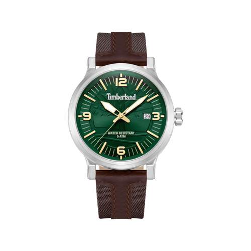 TIMBERLAND Westerley men's watch brown leather strap