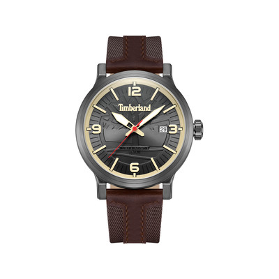 Montre TIMBERLAND Westerley homme bracelet cuir marron - vue 1