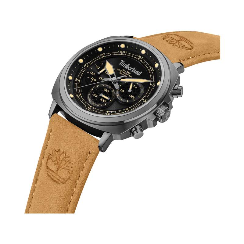 Montre TIMBERLAND Williston-small homme bracelet cuir marron - vue 2
