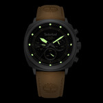 Montre TIMBERLAND Williston-small homme bracelet cuir marron - vue D1