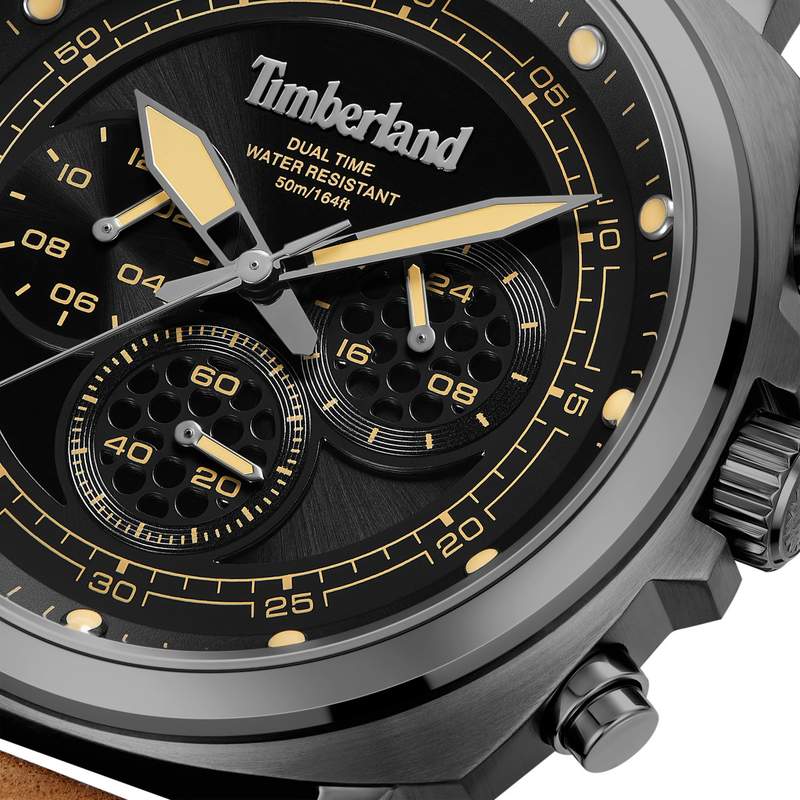 Montre TIMBERLAND Williston-small homme bracelet cuir marron - vue D2
