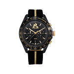 Montre LE COQ SPORTIF coq d'or homme bracelet tissu noir - vue 1