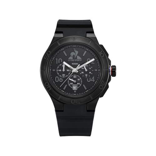 LE COQ SPORTIF Integrée men's watch with black plastic strap