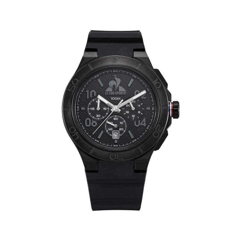 Montre LE COQ SPORTIF Integrée homme bracelet plastique noir - vue 1