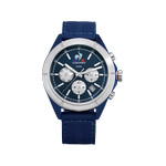 Montre LE COQ SPORTIF Essentiel homme bracelet tissu bleu - vue 1